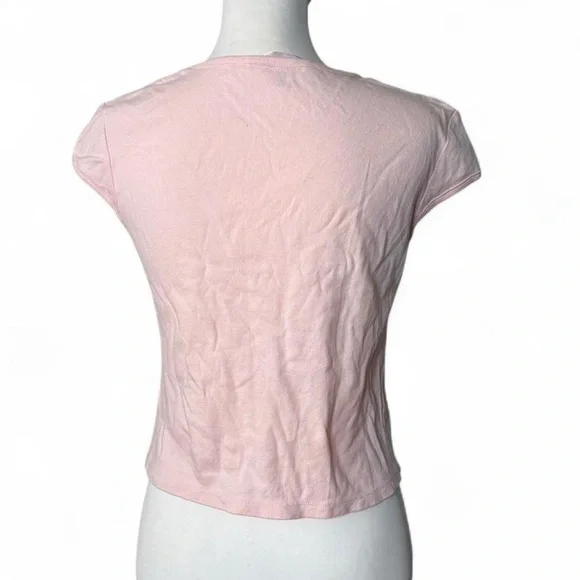 Y2K Victoria’s Secret Santa Christmas Baby Tee - Picture 5 of 6